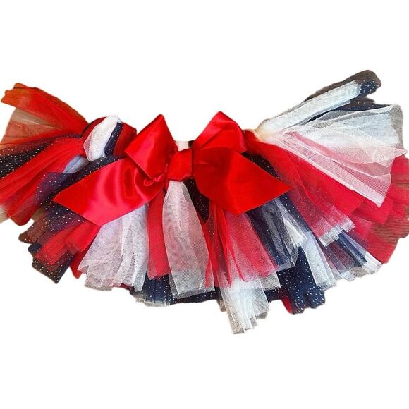 Southern Smocked Swimsuit & Patriotic Tutu 12-18M  Nautical Anchor 4th of July - Picture 2 of 16